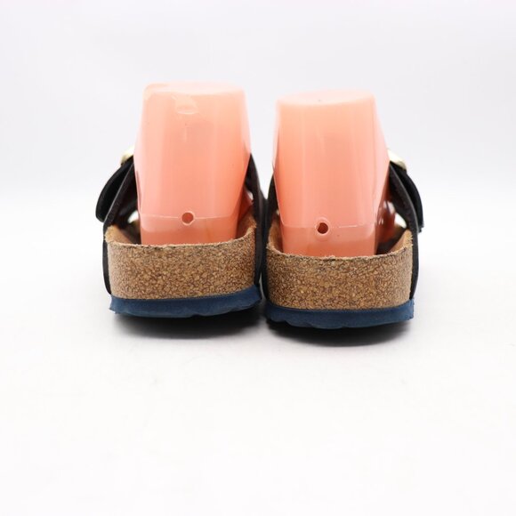 Birkenstock Arizona Navy Leather Women's EU 39 US 8 Soft Footbed Comfort Sandals - Picture 5 of 9